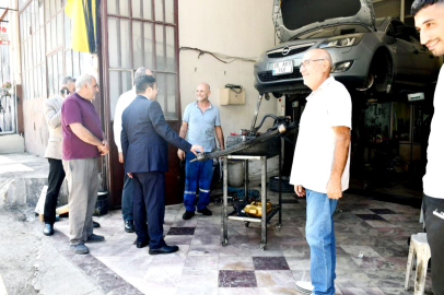 Kaymakam Terzi'den esnaf ziyareti