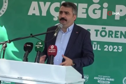 Yıldırım'da Ayçiçeği Çocuk Parkı törenle hizmete açıldı