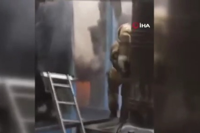 Fabrika yangınında facianın eşiğinden dönüldü