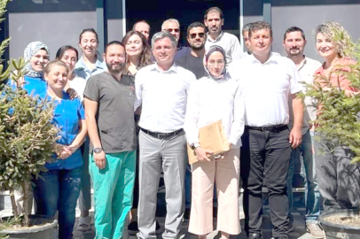 Emekli olan personel veda yemeğiyle uğurlandı