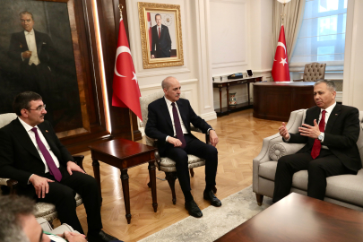 TBMM Başkanı Kurtulmuş'tan İçişleri Bakanı Yerlikaya'ya ziyaret