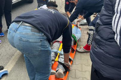 Kapısı açık minibüsten düştü...