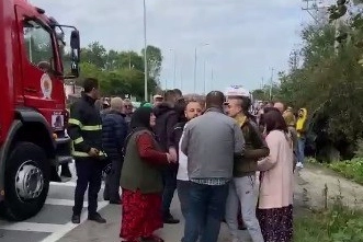 Kaza sonrasında taraflar arasında gerginlik