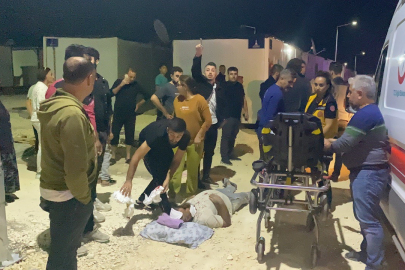 Komşular arasında demir çubuklu kavga