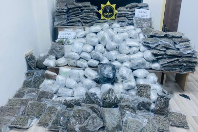 171 kilo uyuşturucu ele geçirildi
