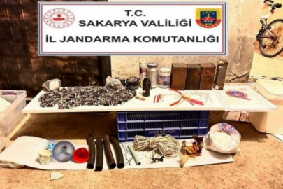 Sakarya'da 5 kilo amonyum nitrat ele geçirildi
