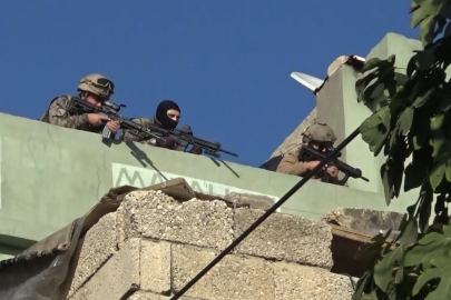 Mahalle abluka altına alındı