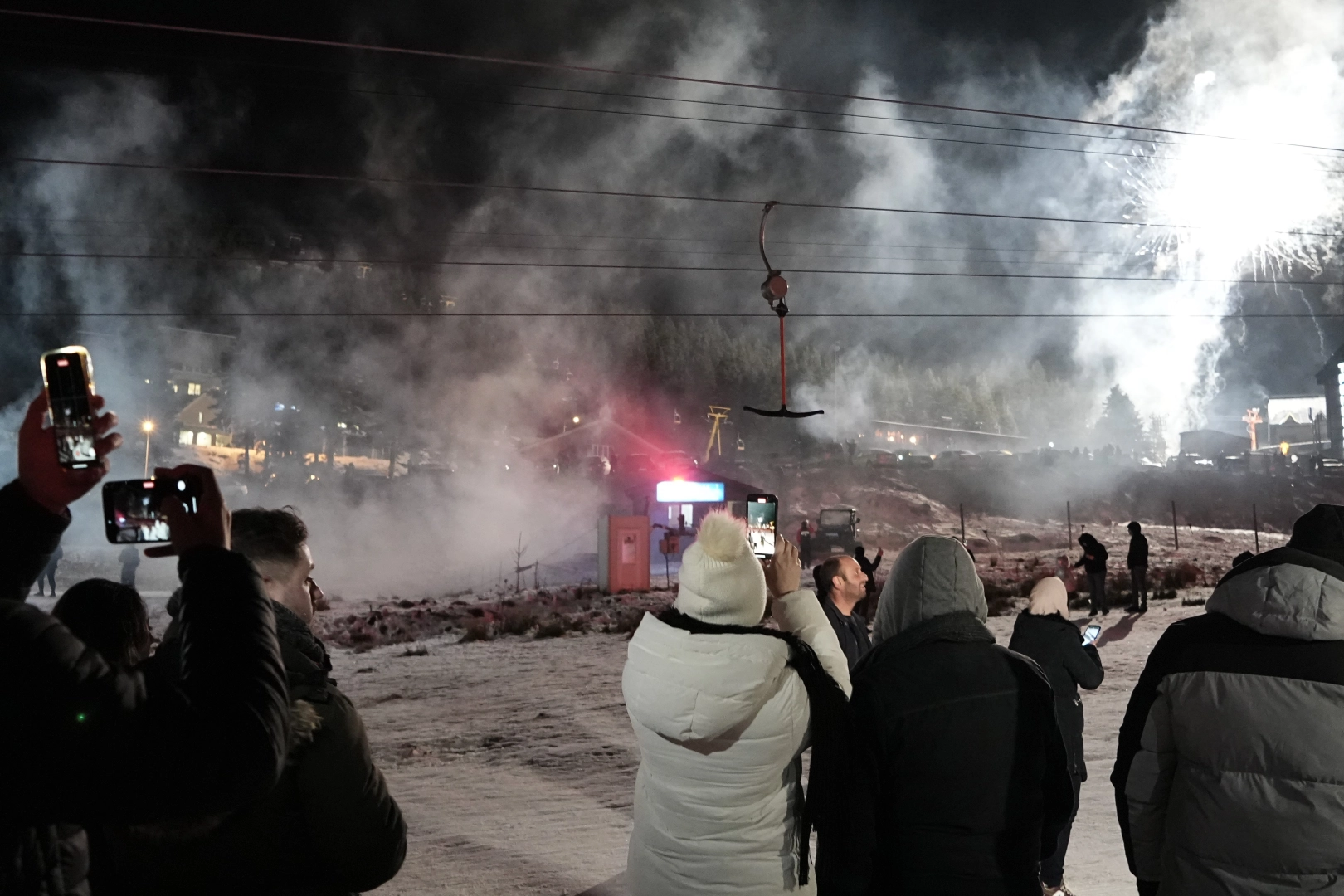 Uludağ’da yeni yıl buruk kutlandı