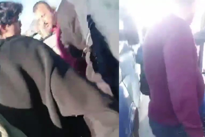 Minibüs şoförü ile öğrenciler arasında tartışma