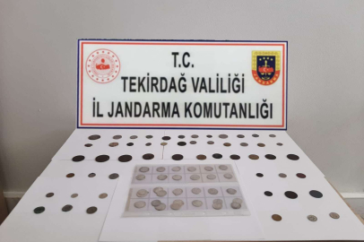 Üst aramasında 82 adet sikke bulundu!