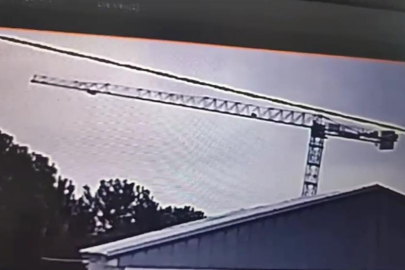 Manisa’daki vinç kazasının görüntüleri ortaya çıktı