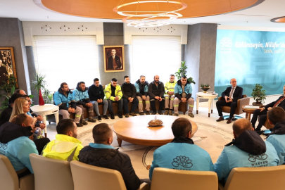 Eğitim sertifikalarını Başkan Erdem verdi