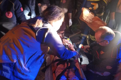 Kontrolden çıkan araç bahçeye uçtu: 6 yaralı