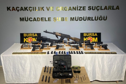 Bursa polisi silah kaçakçılarına izin vermedi