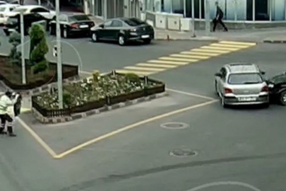 Kazayı gördü, ne yapacağını şaşırdı