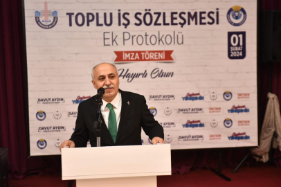 Davut Aydın'dan belediye işçilerine rekor maaş zammı!