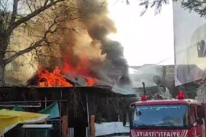 Kurtlar Vadisi’nin ünlü kıraathanesi alevlere teslim oldu