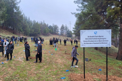 Üniversite öğrencilerinin isimleri fidanlarda yaşayacak!