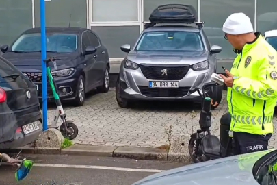Polisten takdir edilecek hareket: Mikserden yere dökülen betonu temizletti