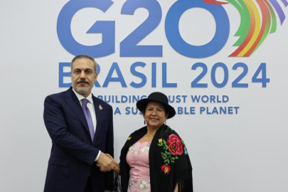 Dışişleri Bakanı Fidan, Bolivya Dışişleri Bakanı Celinda Sosa Lunda ile bir araya geldi