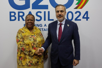 Dışişleri Bakanı Fidan, Güney Afrika İşbirliği Bakanı Naledi Pandor ile görüştü