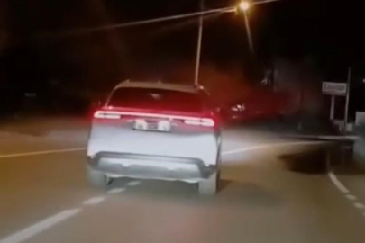 Trafikte zikzak çizerek trafiği tehlikeye düşürdü