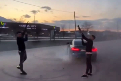 Havaya pompalı tüfeklerle ateş eden magandalar yakalandı