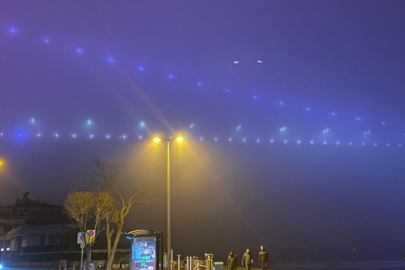 Yoğun sis: Göz gözü görmedi