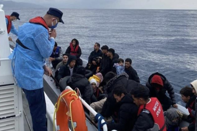 Ayvacık açıklarında 29 kaçak göçmen kurtarıldı