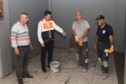 Kozdere Köyü’nde tadilat çalışmaları