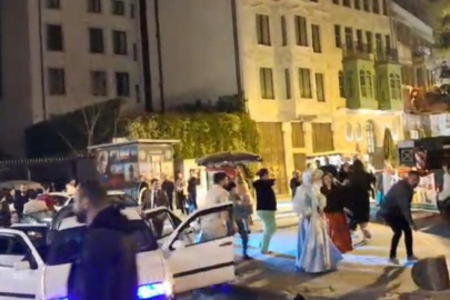 Hastane yolunu kesip “Erik Dalı” oynadılar