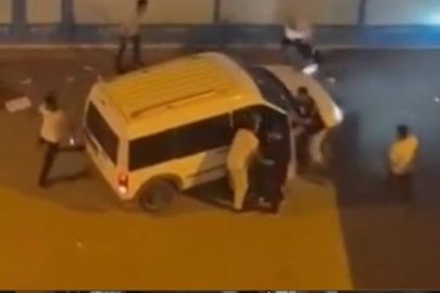 Bursa'da tekme ve yumruklar havada uçuştu, cadde ringe döndü