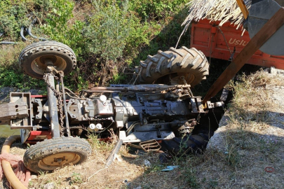 İznik'te traktörün 20 yaşındaki sürücüsü öldü