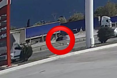 2 kişinin öldüğü feci kaza kamerada