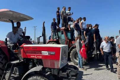 Karacabey ve Mustafakemalpaşa'da çiftçiler ''Hükümet İstifa'' sloganları attı!