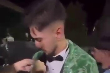 Damada 400 bin liralık çek taktı