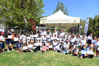 Osmangazi'de 8 bin 24 çocuk yüzme keyfi yaşadı