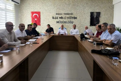 Yenişehir Milli Eğitim’de Müdürler Toplantısı yapıldı