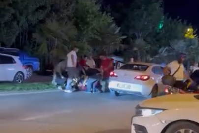 Bursa'da yol verme tartışması kavgaya dönüştü