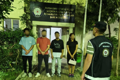 Bursa’da göçmen kaçakçılığı operasyonu: 4 kişi yakalandı