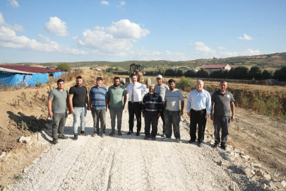 Yenişehir’de yol çalışmaları hız kesmeden devam ediyor