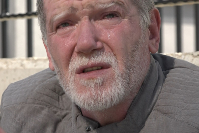 Yangını gözyaşları içinde anlattı