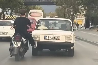 Tek ayağıyla inanılmaz kurtarış