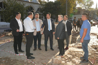 Şikâyetlere konu olan şadırvan kaldırıldı