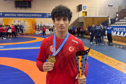 Belediyesporlu güreşçi Balkan şampiyonu oldu