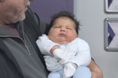 6 kilo 150 gram bebek dünyaya geldi