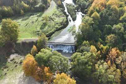 Bursa için güzel görüntüler...Kuruyan dereler, yağmur ile akmaya başladı