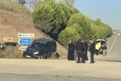 Çarpışmanın etkisiyle kanala uçtu