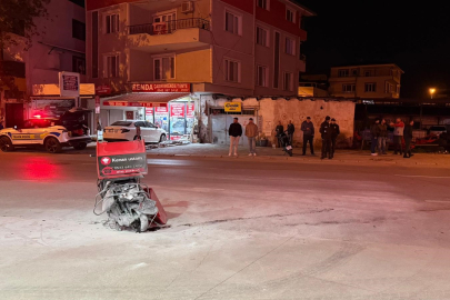 Ehliyetsiz sürücü benzinliğe böyle daldı