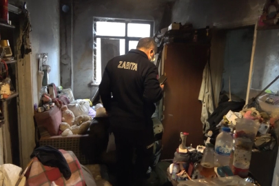 Yalnız yaşayan adamın evinde korkunç manzara